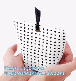 wholesale luxury custom logo fancy paper gift box for wallet,Customized Red Printed Kraft Paper Shopping Bag with Handle supplier
