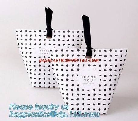 China paper printing Newest logo printed recyclable sugar shopping carrier paper bag with design,Kraft Gift Paper Bag, L supplier