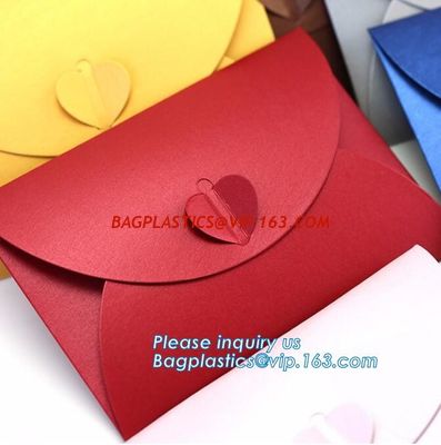 Matt colorful card paper envelope A4 A5 B5 C5 C6 A3 size with custom logo printing color foil rose gold stamping silver supplier