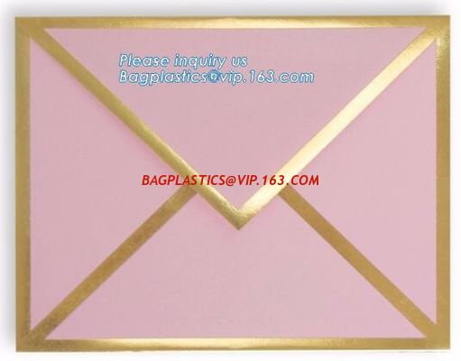 Wholesale custom Classic style a3 a4 a7 gold brown shipping kraft paper envelope, custom logo fancy paper envelope for i supplier