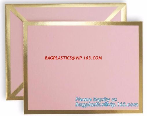 Wholesale custom Classic style a3 a4 a7 gold brown shipping kraft paper envelope, custom logo fancy paper envelope for i supplier