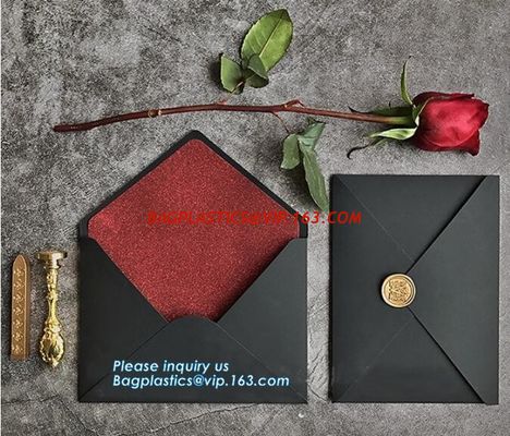 Professional Custom Greeting Kraft Packaging Paper Envelope With High Quality,brown kraft paper window envelope bagease supplier