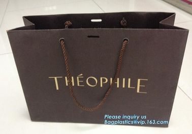 Fancy Shopping Paper Gift Bag packaging paper bag With Handles of packaging,Luxury Clothes paper carrier bag for packing supplier