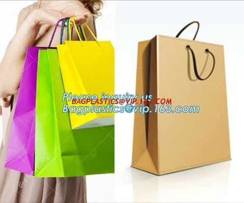 China Factory And Fancy Customized Printed Luxury Paper Shopping Bag With Logo Custom,Low price custom colored wedding g supplier