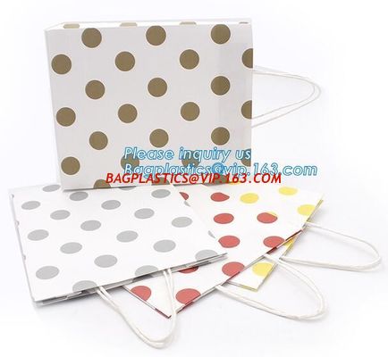 Customized made cheap paper twisted handles white kraft paper bags,wine paper bag with handle wholesale bagplastics pack supplier