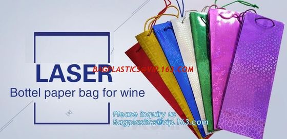 Flower carrier bag with different color customized pot plants kraft paper bag with handle,stamping logo fancy paper flow supplier