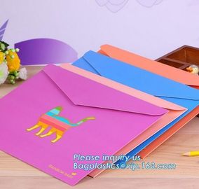 wholesale paper tinted gift mailing envelope for celebration,design & printing Vintage Brown Kraft Paper Packaging Envel supplier