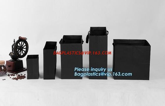 High Grade Special Paper Material Luxury Retail Clothing Packaging Bag,Laminated Luxury paper bags with flat tape handle supplier