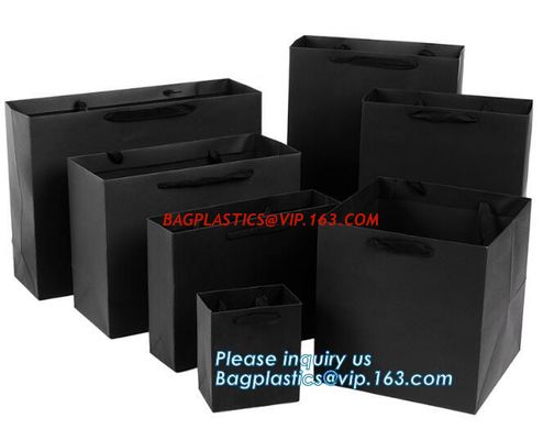 High Grade Special Paper Material Luxury Retail Clothing Packaging Bag,Laminated Luxury paper bags with flat tape handle supplier
