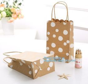 Cheap Customized Cute Printed Paper Shopping Bag With Handle for Tea，Shopping Bag with Ribbon Handles for Clothing pack supplier