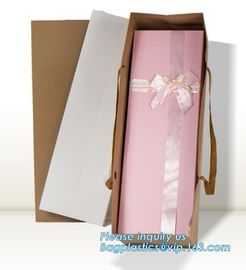 Wholesale Durable Colorful Custom Printed Cake Packaging Gift Paper Bag With Flower, Tote Carrier Gift Bags bagease pac supplier