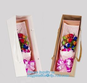 Wholesale Durable Colorful Custom Printed Cake Packaging Gift Paper Bag With Flower, Tote Carrier Gift Bags bagease pac supplier