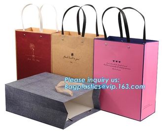 Fancy Customized 2 Colors Printed Luxury Paper Shopping Bag With Twisted Paper Handle,Shopping Bag with Logo Cheap Price supplier