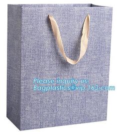 Fancy Customized 2 Colors Printed Luxury Paper Shopping Bag With Twisted Paper Handle,Shopping Bag with Logo Cheap Price supplier