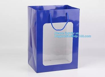 Custom Logo Printed Red Paper Bags Wholesale For Shopping,Luxury Paper Shopping Bag With Logo Printed bagease carrier ha supplier