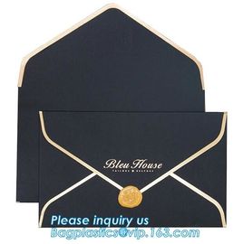 Custom logo private label brown kraft paper envelope,Custom made own logo design red kraft paper letter envelope bagease supplier