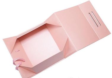 Custom Design Luxury Small Paper Cardboard Drawer Box,Pink Paper foldable gift box packaging Skin Care Cream Cosmetic Bo supplier
