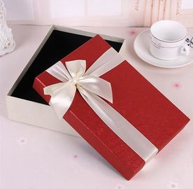 Luxury Wholesale Custom Packaging Paper Gift Box with Ribbon,wedding paper jewellery white gift box with ribbon closure supplier