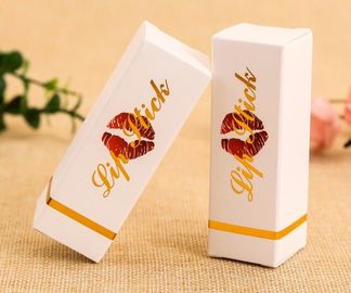 Cosmetic lipstick Recycled Folding Custom Cardboard Paper Gift Cosmetic Luxury Packaging Box,gift packaging paper flower supplier