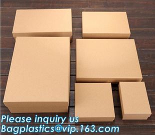 Customized size paper costume packaging box custom luxury carton jewellery paper gift packaging box with ribbon bagease supplier