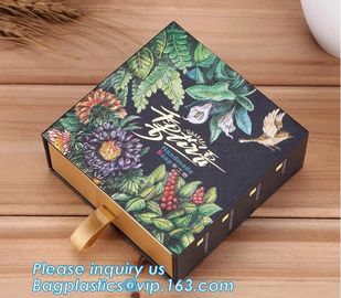 Free sample Luxury velvet drawer packaging perfume custom paper box with logo stamping golden,headband packaging box for supplier