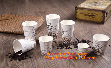 Economical 8oz Disposable Custom Paper Coffee Cup,Hot selling beverage paper cups,cup sleeve,custom paper coffee cup sle supplier