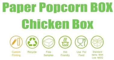 POPCORN PAPER BOX, POPCORN CUP, CHICKEN BOX, CUSTOM BRANDING,24OZ, 32OZ,46OZ,TAKE OUT PACKAGE, KRAFT PAPER CUP, LID, PAC supplier