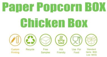 POPCORN PAPER BOX, POPCORN CUP, CHICKEN BOX, CUSTOM BRANDING,24OZ, 32OZ,46OZ,TAKE OUT PACKAGE, KRAFT PAPER CUP, LID, PAC supplier