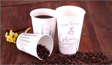 Customized Logo Printed 8oz Double Wall Paper Cup For Hot Drinks,Disposable_PE Coated Custom Paper Cups_ Paper coffee Cu supplier