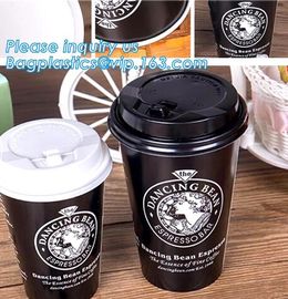 High quality disposable paper cup lower price coffee cup,ripple double single wall disposable coffee paper cup, BAGEASE supplier