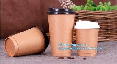 100% Biodegradable Disposable PLA Coated Coffee Paper Cup,9oz hot coffee paper cup with lids/ coffee to go cups/ oem dis supplier