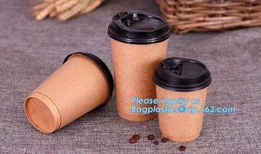 100% Biodegradable Disposable PLA Coated Coffee Paper Cup,9oz hot coffee paper cup with lids/ coffee to go cups/ oem dis supplier