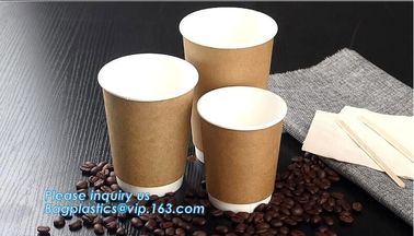 Custom LOGO printed disposable coffee paper cup,AMAZON hot selling heat insulation disposable double wall paper cup PACK supplier