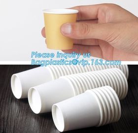 Custom made take away biodegradable PLA coffee disposable paper cups,Fully stocked biodegradable ripple paper cup PACKAG supplier