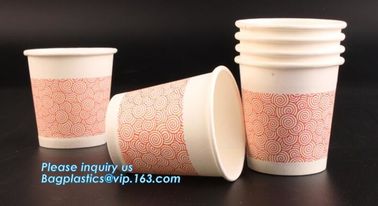 Custom made take away biodegradable PLA coffee disposable paper cups,Fully stocked biodegradable ripple paper cup PACKAG supplier