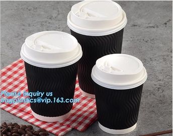 double wall paper coffee cup_ custom printed disposable coffee paper cup with lids,Disposable Paper Coffee Cup Custom Pa supplier