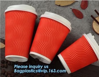 double wall paper coffee cup_ custom printed disposable coffee paper cup with lids,Disposable Paper Coffee Cup Custom Pa supplier