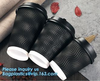 double wall paper coffee cup_ custom printed disposable coffee paper cup with lids,Disposable Paper Coffee Cup Custom Pa supplier