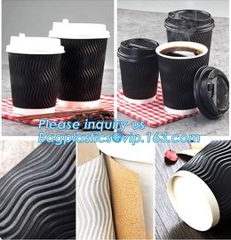 double wall paper coffee cup_ custom printed disposable coffee paper cup with lids,Disposable Paper Coffee Cup Custom Pa supplier