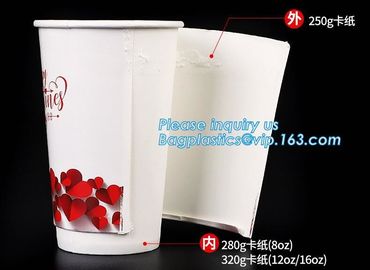 Disposable Insulated Ripple Hot Coffee Paper Cup with Cappuccino Lids,Custom Disposable Paper Cup 6 oz Paper Coffee Cup supplier