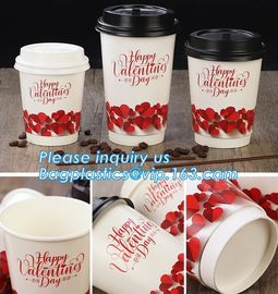 Disposable Insulated Ripple Hot Coffee Paper Cup with Cappuccino Lids,Custom Disposable Paper Cup 6 oz Paper Coffee Cup supplier