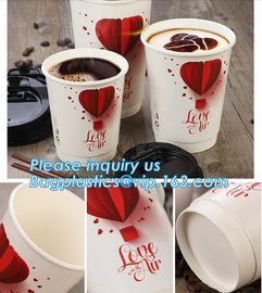 Disposable Insulated Ripple Hot Coffee Paper Cup with Cappuccino Lids,Custom Disposable Paper Cup 6 oz Paper Coffee Cup supplier