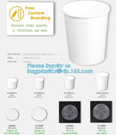 Biodegradable coffee paper cup with lid custom printed paper cup,3oz 5oz 6oz 8oz ice cream paper cup and paper lid pack supplier