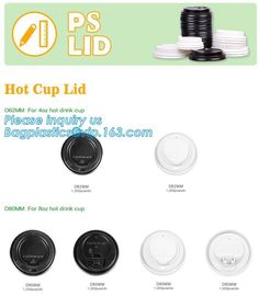 Biodegradable cup lid, PLA cup lid, PP LID, PET LID,Cold cup lid, hot cup lid, 10oz/12oz/16oz/22oz hot drink cup PS lid supplier