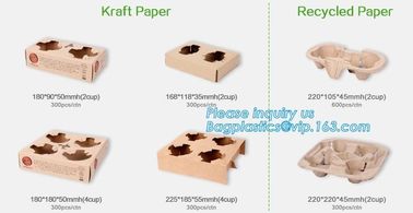 Manufacturer Disposable Take Away Free Samples 4 Paper Cup Holder Tray Carrier,paper holder,newspaper holder recycling,t supplier