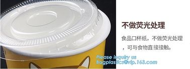 12oz 360ml 34oz 1000ml ice cream paper cup and paper lid,double pe coating single wall recycled 16oz icecream cup 500ml supplier