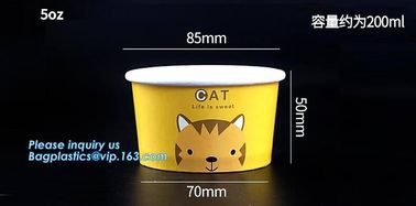 12oz 360ml 34oz 1000ml ice cream paper cup and paper lid,double pe coating single wall recycled 16oz icecream cup 500ml supplier