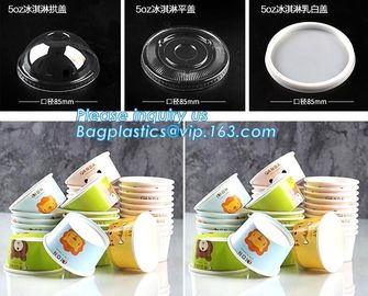 12oz 360ml 34oz 1000ml ice cream paper cup and paper lid,double pe coating single wall recycled 16oz icecream cup 500ml supplier