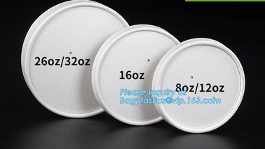 White paper cup for ice cream/ disposable custom printed paper soup bowl,Kraft Paper Cup / Fast Food Hot Soup Paper Cup supplier