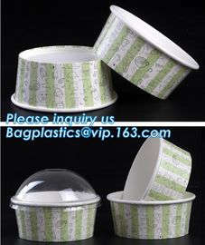 Food grade standard icecream paper cups for European and American market,custom logo printed disposable icecream scround supplier